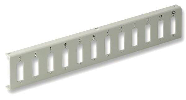 Pannello per 12 Bussole SC / LC per Box Ottico da Parete