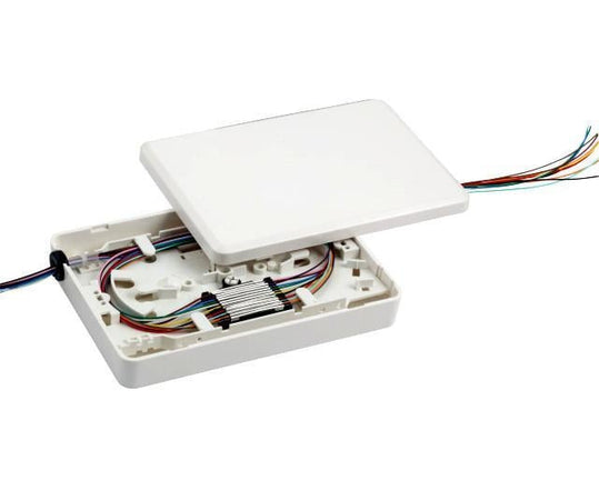 Micro Scatola di Distribuzione con Vassoio Porta Giunti Telecom 12p