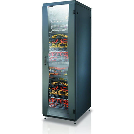 Armadio NetRack 19'' 600x1000 42 Unit&agrave Nero da Assemblare