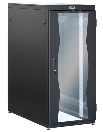 Armadio NetRack 19'' 600x1000 27 Unit&agrave Nero da Assemblare