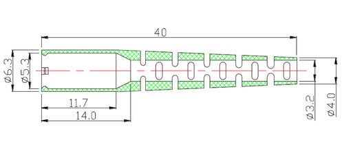 Copriconnettore per Fibra Ottica SC 3.0 mm Nero