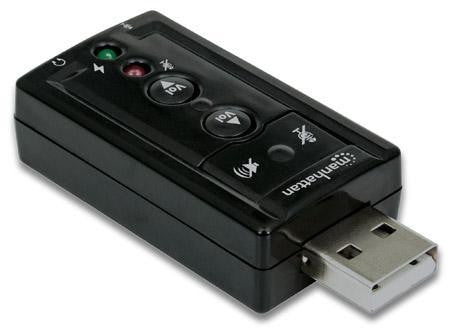 Scheda Audio Stereo USB 2.0 Virtual 7.1 Canali