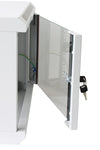 Armadio Rack 19'' a muro 9 unità sezione unica prof. 600mm Grigio