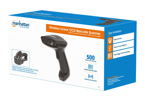 Barcode Scanner CCD Senza Fili Bluetooth