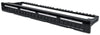 Pannello Patch Modulare 24 Porte Slim 1U Nero