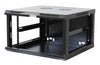 Armadio Rack 19'' a muro 6 unità sezione unica prof. 450mm Nero