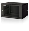Armadio Rack 19'' a muro 9 unità due sezioni Nero