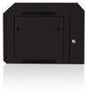 Armadio Rack 19'' a muro 9 unità due sezioni Nero