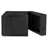Armadio Rack 19'' a muro 9 unità due sezioni Nero