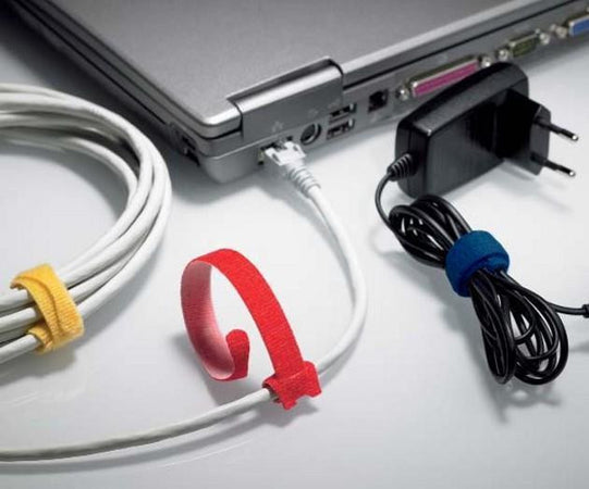 Fascette Fermacavo Colorate in Velcro Set da 5 pz