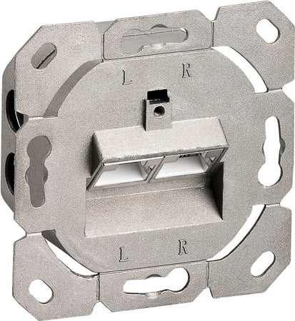 Presa a Muro Esterna 2xRJ45 Cat.6A Bianco