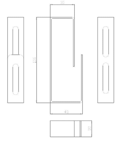 Passacavi per Armadi Rack Grigio