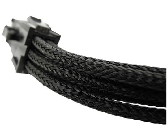 Cavo Prolunga PCI-E 6 Pin 30 cm con Guaina Nera