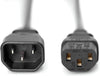 Cavo prolunga VDE C13 F a C14 M 1 m nero