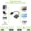 Cavo Convertitore Adattatore da HDMI&trade a VGA con Micro USB e Audio