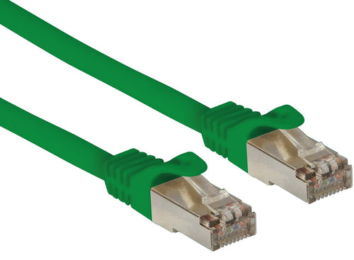 Cavo di rete Patch in CCA Schermato Cat. 6 Verde F/UTP 1 m Bulk