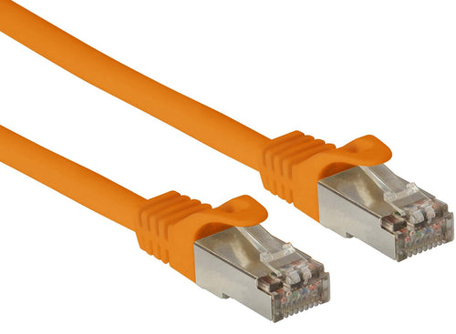 Cavo di rete Patch in CCA Schermato Cat. 6 Arancione F/UTP 1 m Bulk