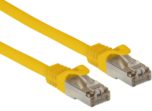 Cavo di rete Patch in CCA Schermato Cat. 6 Giallo F/UTP 1 m Bulk