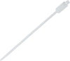 Fascette Fermacavi 200x4,8mm con Targhetta 13x28mm 100 pz Bianco