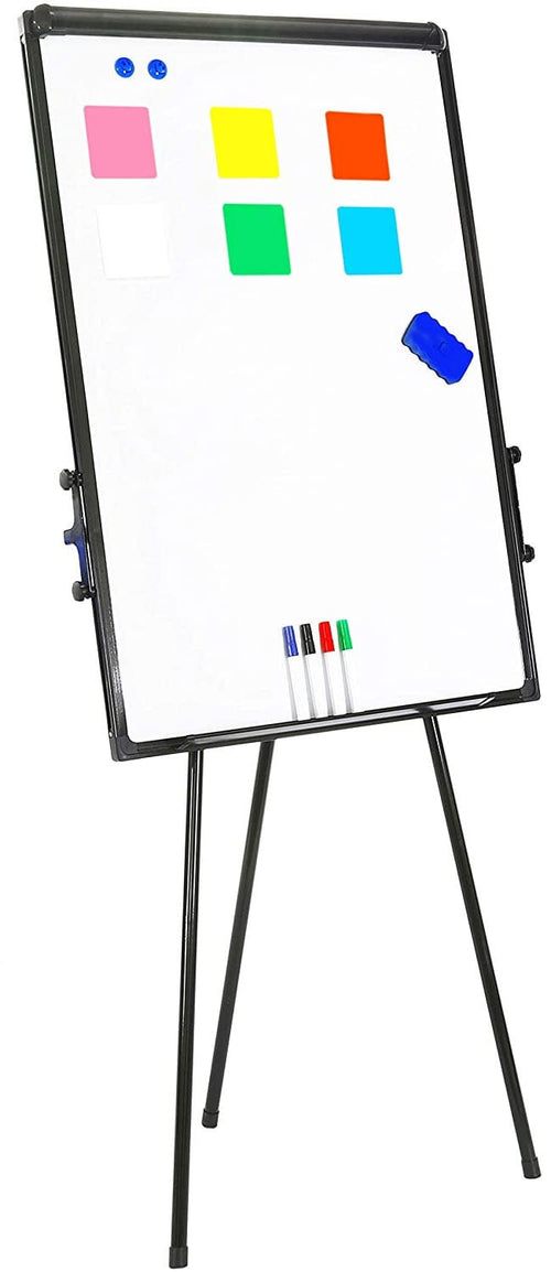 Lavagna Magnetica Flipchart Fogli Mobili 60x90 cm Altezza Regolabile