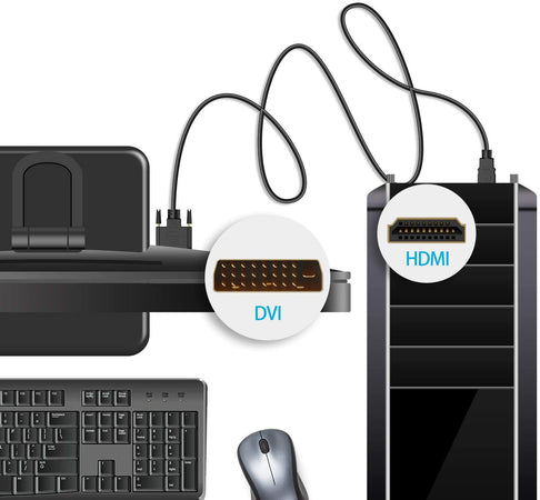 Cavo Video da HDMI&trade a DVI-D M/M 1 m