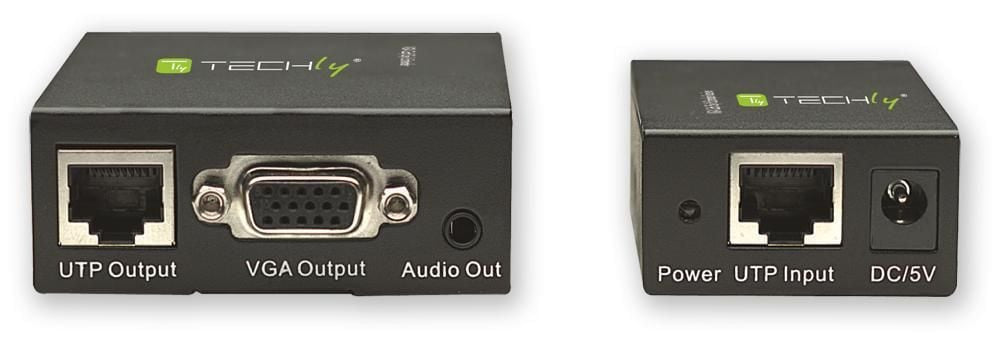 Amplificatore Extender VGA e Audio su Cavo di Rete