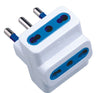 Adattatore triplo spina 16A Bianco
