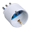 Adattatore spina 10A presa Schuko Bianco