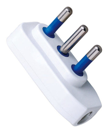 Spina ribassata 2P+T 16A Bianco