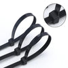 Fascette Fermacavi Autobloccanti 292x3,5mm in Nylon 100pz Nero