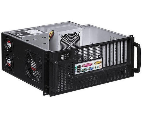 Chassis Industriale Rack 19''/Desktop 4U Ultra Compatto Nero