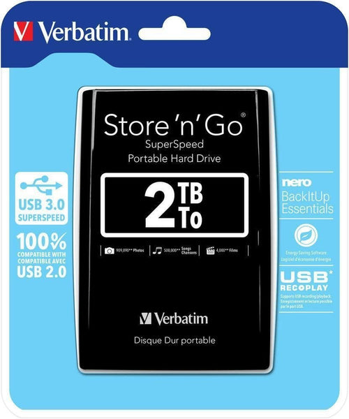 Hard Disk Esterno 2.5'' Store 'n' Go 2TB USB 3.0 Nero
