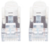 Cavo Patch Cat.7 Plug RJ45 6A S/FTP LSZH 10m Bianco