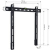 Supporto a Muro Fisso Ultra Slim per TV LED LCD 32-55'' Nero