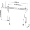 Staffa Muro Fissa Slim con Distanziali TV LED LCD 40-65'' Nero