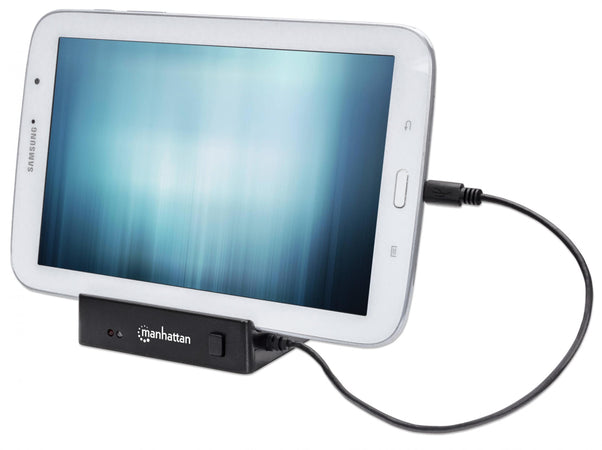 Docking Station 3 Porte USB Ricarica Smartphone e Tablet OTG Nero
