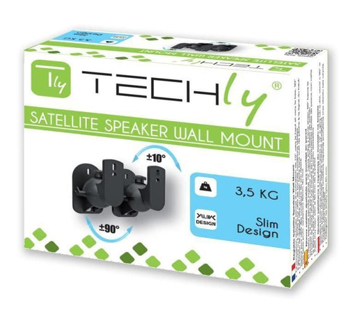 Coppia Staffe Speakers a Parete Universali Regolabili