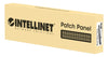 Pannello Patch Slim 1HE 24 Posti Keystone Senza Frutti Nero