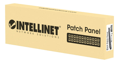 Pannello Patch Slim 1HE 24 Posti Keystone Senza Frutti Nero