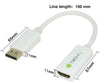 Adattatore Attivo DisplayPort 1.2 Maschio HDMI Femmina 4K 30Hz 15cm Bianco