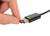 Cavo USB OTG Micro B / USB A con Lettore Micro SD/SDHC 26cm Nero