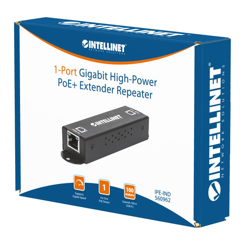 Repeater Gigabit ad alta potenza PoE+ Extender