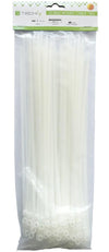 Fascette Fermacavi con Occhiello 300x4,8mm in Nylon 100pz Bianco