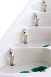 Multipresa 4 Posti Italiana Bipasso / Schuko Bianco