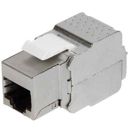 Frutto Keystone RJ45 Cat6A 10Gigabit STP 180&deg Toolless