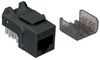 Frutto Keystone RJ45 Cat6A UTP 10 Gigabit Nero