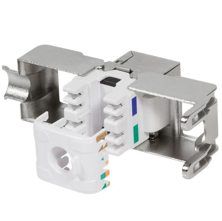 Frutto Keystone RJ45 Cat6A 10Gigabit STP 180&deg Toolless