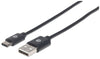 Cavo HiSpeed USB A Maschio / USB-C Maschio 1m Nero