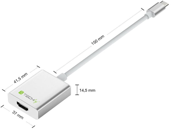 Cavo Convertitore Adattatore da USB-C&trade M a HDMI 1.4 F