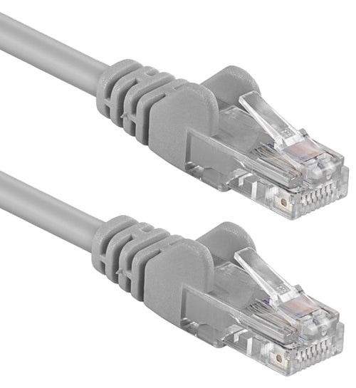 Cavo di Rete Patch in Rame Cat.6 Grigio U/UTP LSZH 0,25m